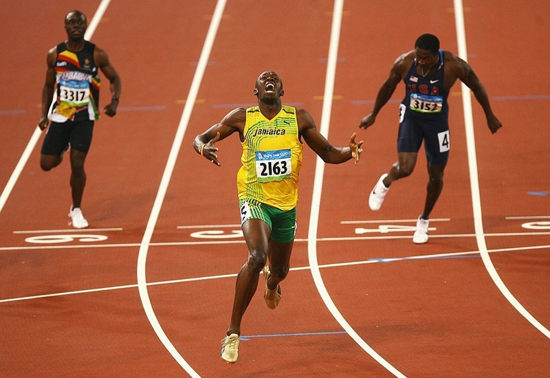 Usain Bolt and the Moment He Broke the 100 Meter Record | Getty Images Photo by Adam Pretty