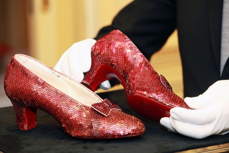 Dorothy’s ruby red slippers | Getty Images Photo by Astrid Stawiarz