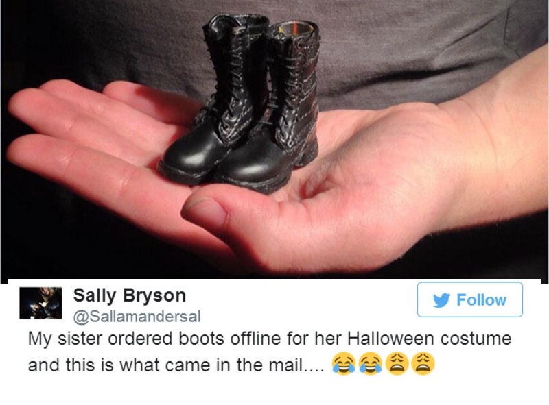 Online Shopping: The Tiny Feet Edition | Twitter/@Sallamandersal